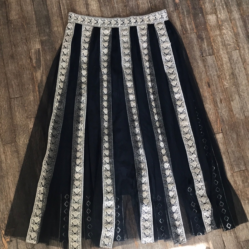 Black skirt
